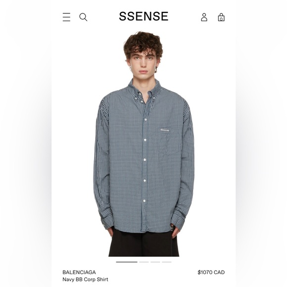 Balenciaga shirts men - Picture 2 of 11